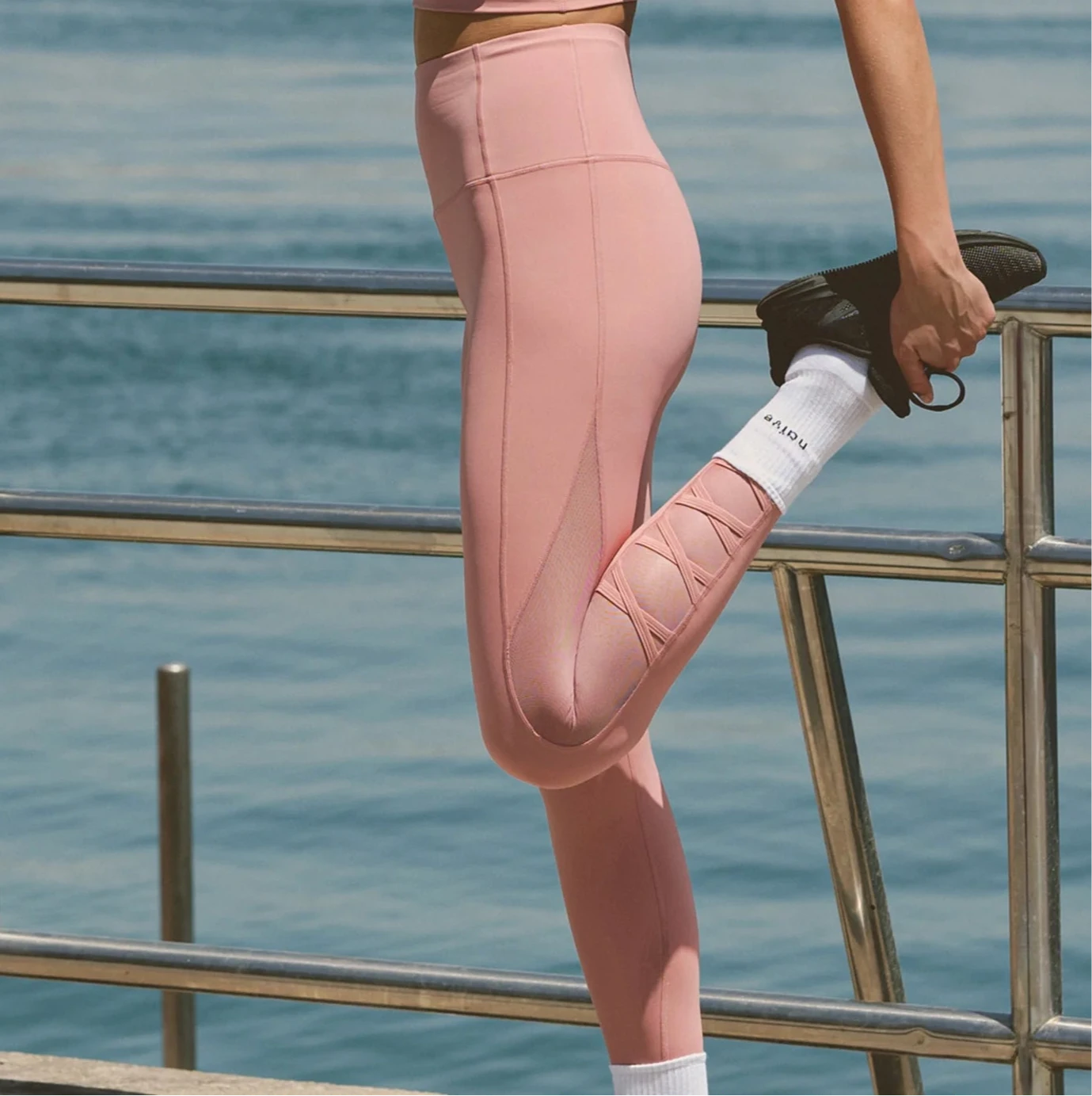 Cruzado Rosa Leggings